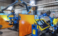 Industrial Robot 1-Axis Headstock-Tailstock Positioner Work Cell