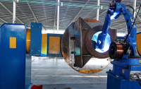 2-Axis U-Type Manipulator Work Cell for Industrial Robots